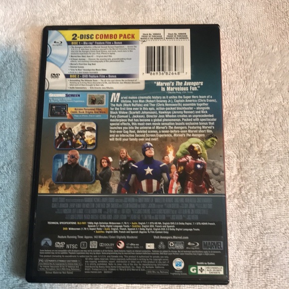 Blueray/DVD The Avengers - Picture 2 of 3